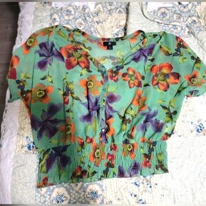 Sheer Floral top